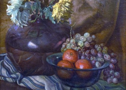 Mariano Yzquierdo Vivas (Puerto Príncipe, Cuba, 1893 - Madrid, 1985) Calidades (Primer premio de 1946, sección óleos) Óleo sobre lienzo, 74x58 cm.
