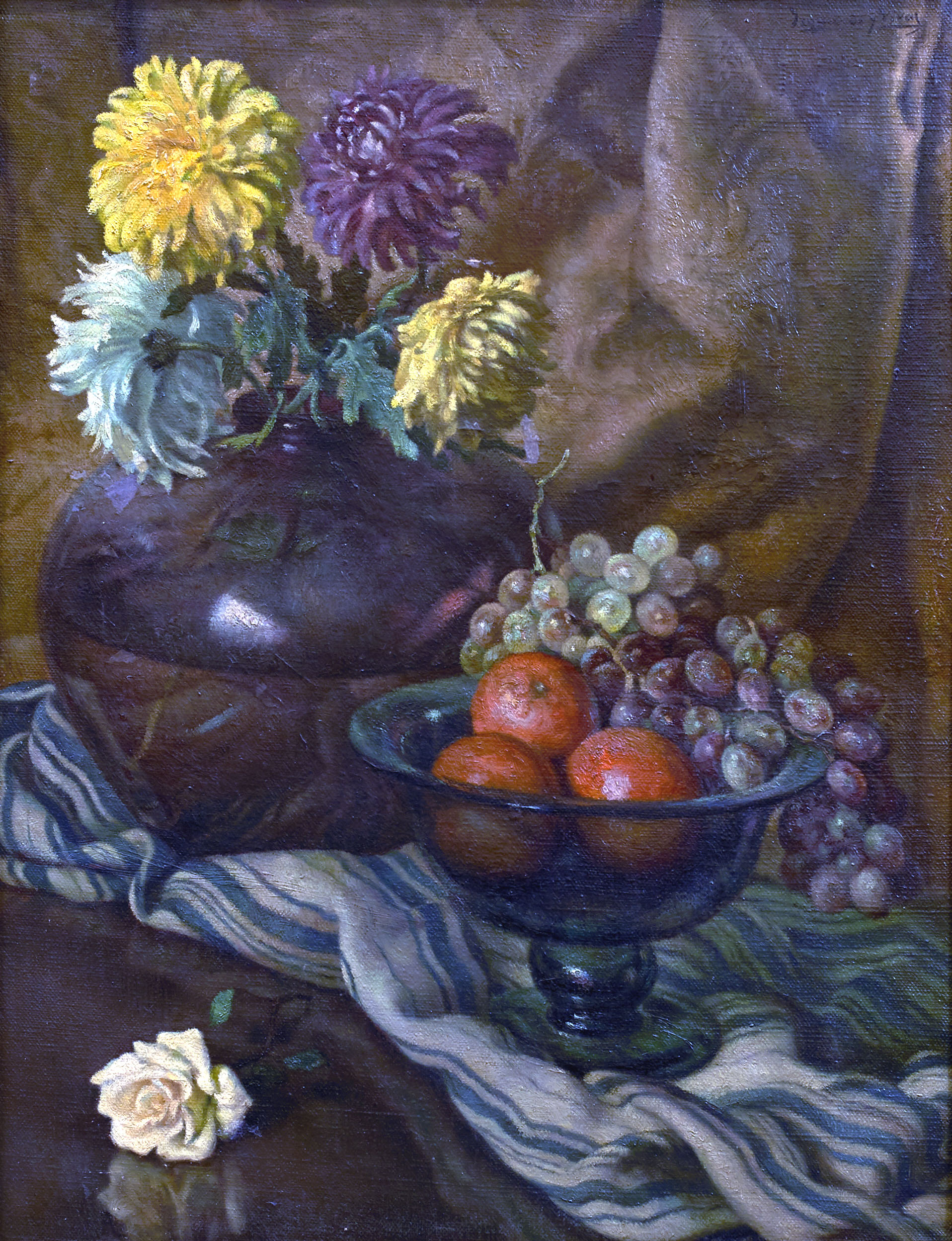Mariano Yzquierdo Vivas (Puerto Príncipe, Cuba, 1893 - Madrid, 1985) Calidades (Primer premio de 1946, sección óleos) Óleo sobre lienzo, 74x58 cm.