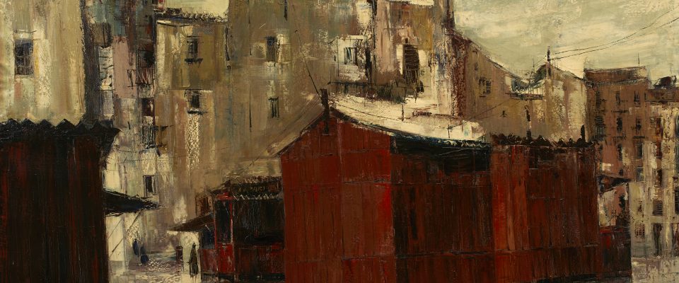 José María Cózar Viedma (Baeza, 1944) Reflejos en el mercado (Primer premio de 1963, sección óleos) Óleo sobre lienzo, 150x200 cm.