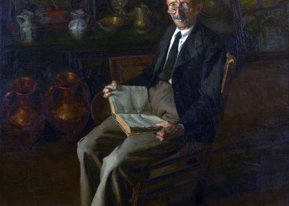 Amalio García del Moral (Granada, 1922 - Sevilla, 1995) Chamarilero (Primer premio de 1948, sección óleos) Óleo sobre lienzo, 162x146 cm