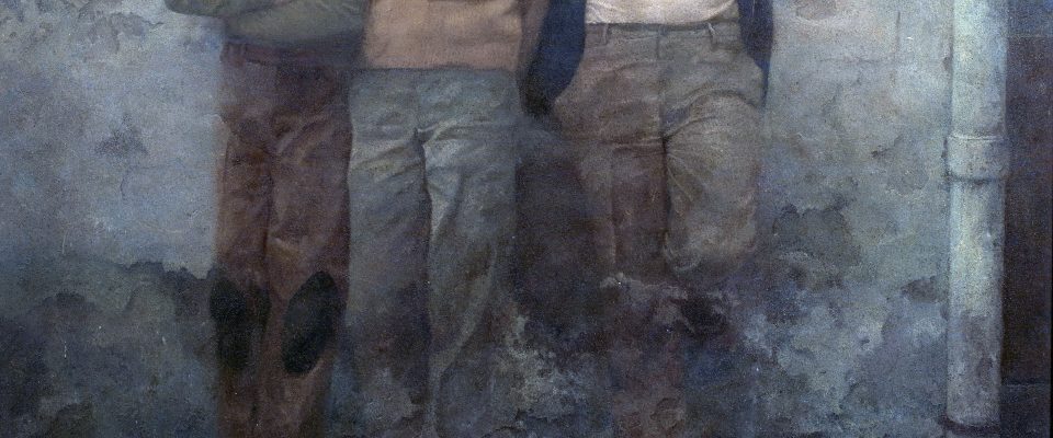 Marcelo Góngora Ramos (Úbeda, 1940-2014) Composición 1976 (Segundo premio “Fernando Arcas” de 1977, sección óleos) Óleo sobre lienzo, 125x170 cm.