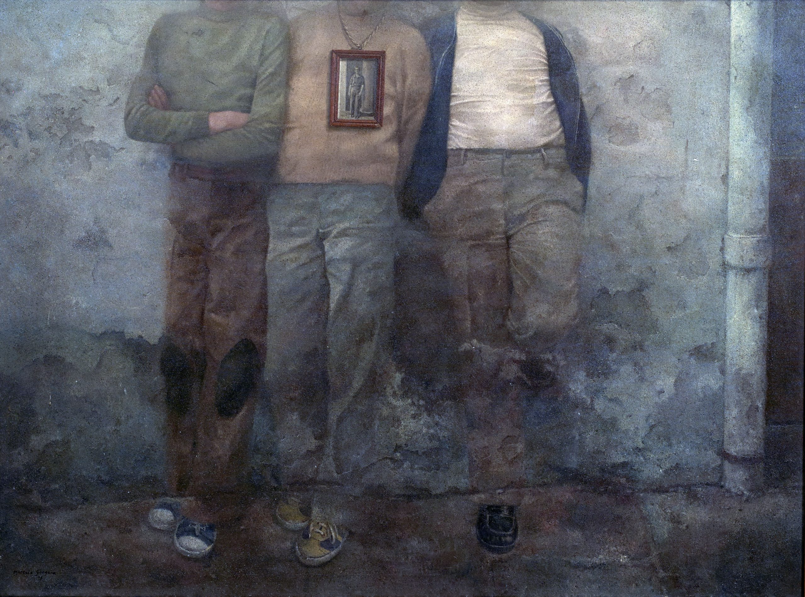 Marcelo Góngora Ramos (Úbeda, 1940-2014) Composición 1976 (Segundo premio “Fernando Arcas” de 1977, sección óleos) Óleo sobre lienzo, 125x170 cm.
