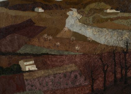 José Hernández Quero (Granada, 1930) Tierras del Sur de España (Segundo premio “Mariano de la Paz” de 1970, sección óleos) Óleo sobre lienzo, 109x129 cm.