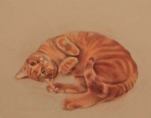 Autora: Isabel Álvarez Sala Título: Calas Dimensiones: 70x 50 Técnica: Óleo y mixta sobre cartón