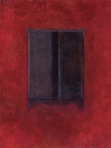 29. Autora: Carmen Laffón Título: Armario Rojo Dimensiones: 90 x 73 Técnica: Mixta