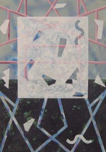 Autor: Javier Parrilla Título: Soul of things,2015 Dimensiones: 100 x 70 cm Técnica: óleo sobre papel.