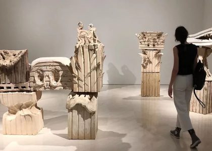 Una de las salas de la exposición de Barceló en el Museo Picasso de Málaga