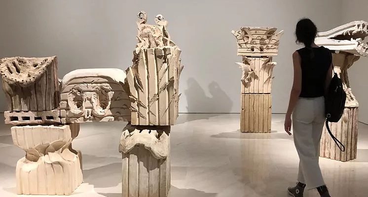 Una de las salas de la exposición de Barceló en el Museo Picasso de Málaga