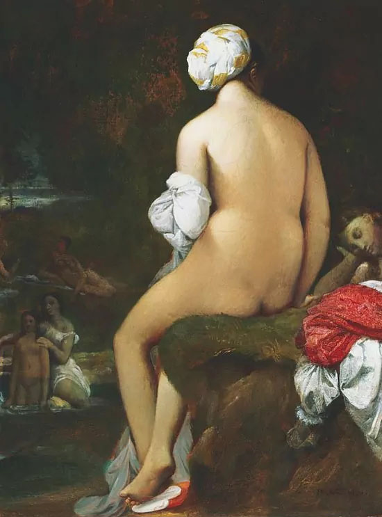 'La pequeña bañista' (1826) una obra de Jean-Auguste-Dominique Ingres